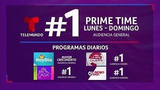 Telemundo cierra el 2024 como la cadena de más crecimiento en audiencia