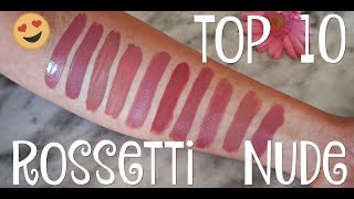 TOP 10 NUDE LIPSTICKS 💄 [Swatches su labbra e braccia]