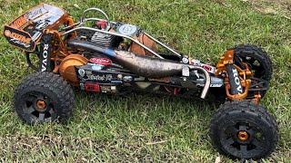 1/5 Scale HPI All Alloy Baja 5B 30.5 ESP Ported Zenoah 80km per hour!!