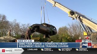 Ohio Task Force 1 conducts heavy equipment rescue training course