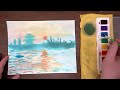 impression sunrise paint fast like claude monet