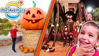 VLOG - Halloween à PortAventura 🎃 - Araignée Géante, Cookie Monster & Petites Attractions