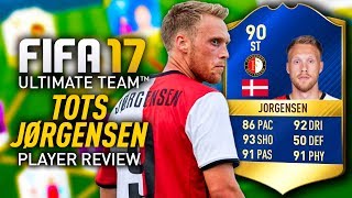 FIFA 17 TOTS JØRGENSEN (90) PLAYER REVIEW! FIFA 17 ULTIMATE TEAM!