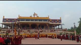 ༄༅། །དགའ་ལྡན་བྱང་རྩེ་གྲྭ་ཚང་ནས་སྨོན་ལམ་སྐབས་ཀྱི་ཆོས་རྒྱལ་གཏོར་རྒྱབ།