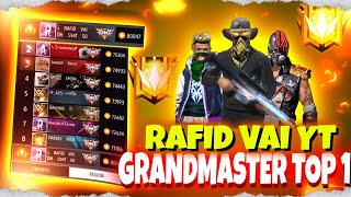 ROAD TO REGION TOP 5 || RAFID VAI YT LIVE NOW || GARENA FREE FIRE LIVE #freefirelive