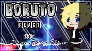 •Boruto,naruto,sasuke é sarada reagindo ao tipo boruto•(Sanni)