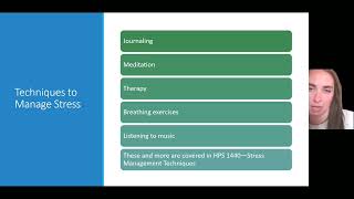 EIM  OC Stress and Exercise