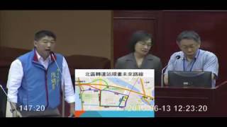 臺北市議會 20160613 柯文哲 市政總質詢 DAY 8/9 吳志剛 闕枚莎 徐弘庭 陳炳甫 王鴻薇 陳政忠 林國成 黃珊珊 李慶元 李建昌 周威佑 許淑華 梁文傑 簡舒培 【議會演哪齣？】