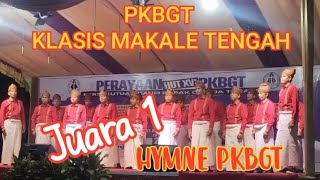 Juara 1||Klasis Makale Tengah||Hymne PKBGT