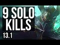 MORDEKAISER vs IRELIA (TOP) | 9 solo kills, 12/3/7, 300+ games | KR Diamond | 13.1