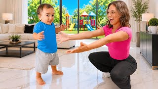 Our Son Walks For The First Time! *EMOTIONAL*