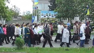 Славута хода з нагоди 72 річниці Перемоги українського народу над нацизмом у 2ій світовій війні