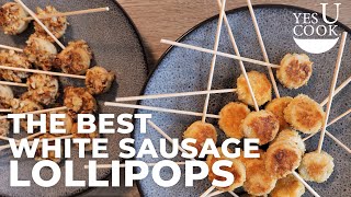 Best White Sausage Lollipops Hazelnuts \u0026 Parmesan - Easy and Delicious Food Recipes To Make At Home