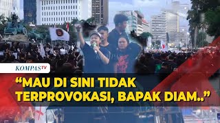 Saat Polisi Langsung Beri Imbauan Kala Massa Demo 'Indonesia Gelap' Nyanyikan Lagu Bayar Bayar Bayar