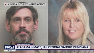 Escaped Alabama inmate and fugitive jail guard caught