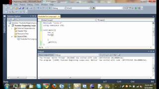 Visual C++ 2010 Tutorial 9 - Beginning Loops