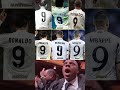 Real Madrid No.9 Legacy #football #youtube #shorts