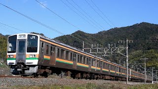 【9両で廃回】211系5600番台 静シスSS6編成+SS5編成+SS4編成 廃車回送 用宗～焼津通過【4K】