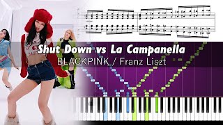 Shut Down vs La Campanella - ADVANCED Piano Mashup