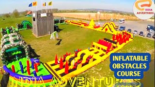 Amazing Inflatable obstacle course - Jungle Bounce India Adventures