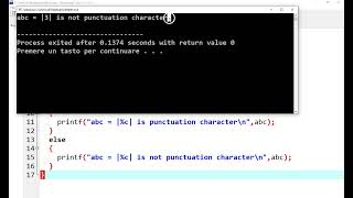 ispunct function in c | punctuation character in c