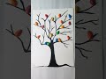 pista shell easy tree art idea tree painting art yt tree shorts viral @missagrawal21