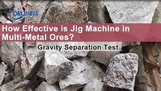 How Effective is Jig in Multi Metal Ores？lead, zinc, tin, copper, and sulfur-bearing iron #minerals