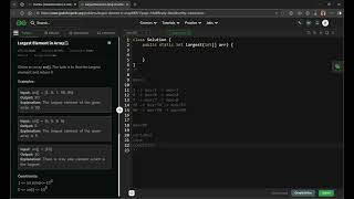 Largest Element in Array - Basic - GeeksforGeeks
