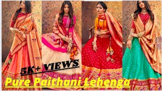 Pure Paithani Lehenga || @Fashion_Guru770