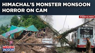 Massive Kullu Landslide, Flash Floods: Himachal Monster Monsoon Horror Moments On Cam Amid Rains