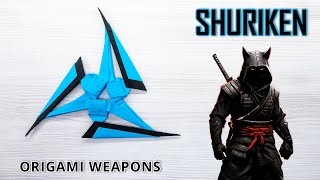 Ninja SHURIKEN Papercraft - DIY Ninja Throwing Star Tutorial