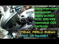 Mengubah pengapian bajay pulsar XCD 125/135 dengan CDI karisma,tanpa merubah magnet.