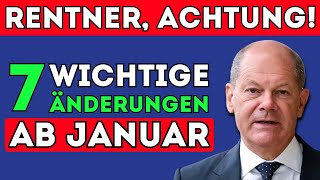 🔵 ACHTUNG, RENTNER! 7 WICHTIGE ÄNDERUNGEN, DIE AB JANUAR 2025 IN KRAFT TRETEN!