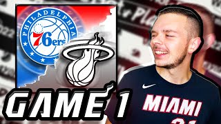 Miami Heat DEMOLISH Philadelphia 76ers, GAME 1 REACTION (2022 NBA Playoffs) | James Harden STUNNED 😱