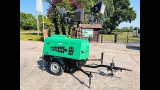 VT-1 TOWABLE LIGHTING TOWER C/W 3 CYLINDER KUBOTA ENGINE