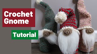 Crochet Christmas Gnome| Crochet College | Step by Step Guide and Pattern Download