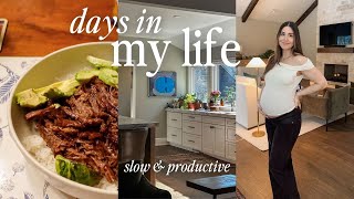 3RD TRIMESTER VLOG✨🏠 new recipe, baby prep, amazon haul, days with me, life updates!