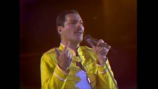 Seven Seas Of Rhye - Queen Live In Wembley Stadium 11th July 1986 (4K - 60 FPS)