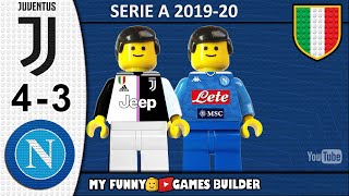 Juventus Napoli 4-3 • LEGO Serie A 2019/20 • Sintesi 31/08/2019 • All Goal Highlights Lego Football