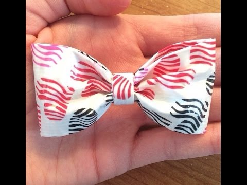 Tutorial: How To Make A Duct Tape Hair Bow Tutorial: How To Make A Duct Tape Hair Bow