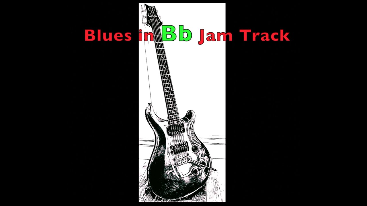 (Bb) 12 Bar Blues Jam Track: Guitar / Sax / Harmonica / Piano Backing ...