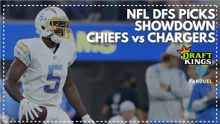 NFL DFS Picks for Thursday Night Showdown Chiefs vs Chargers: FanDuel & DraftKings Lineup Advice