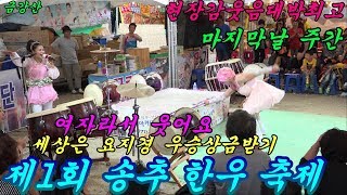 💗품바여왕 버드리💗버드리님 공연 중단 슬픈사연2017년9월15일 제1회 송추 한우 축제 주간