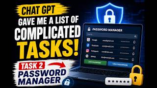 Building a password manager with login system
