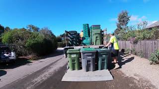 Stacks \u0026 Stacks of WM Cascades - Recology Sonoma Marin Compost Toter Rollout!