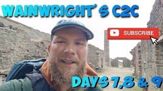 Wainwright's C2C : Lead Mines and the wet days  day 7 to 9