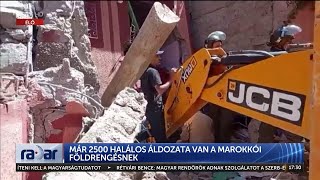 Radar - már 2500 halálos áldozata van a marokkói földrengésnek (2023-09-11) - HÍR TV