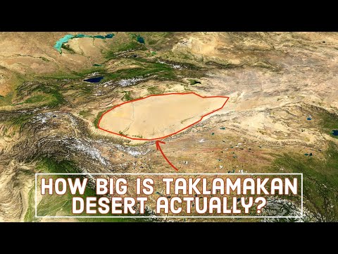 Which of the following statements about the Taklimakan Desert is true?