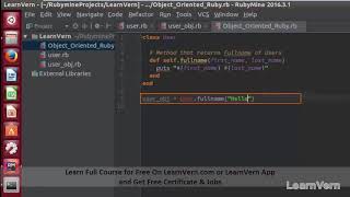 Ruby Class Method Practical
