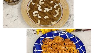 kesar halwa recipe...Instant jalebi recipe...and halwa recipe with kesar flavour twist.......